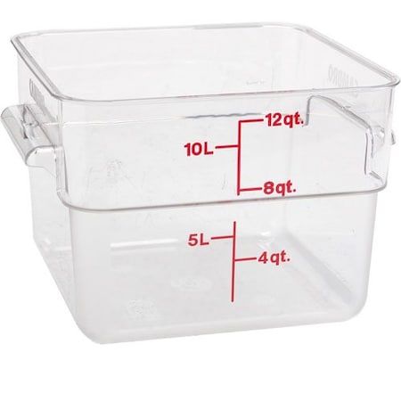 Cambro Container Clear  12Qt 12SFSCW